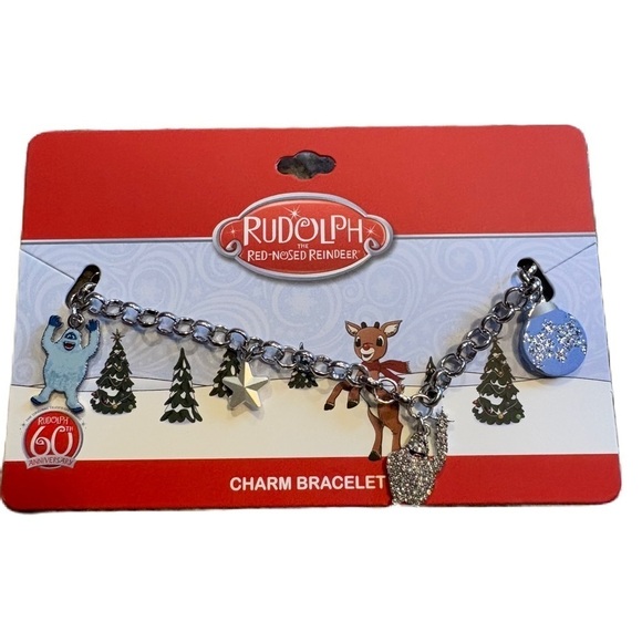 Rudolph Bumble Snow Monster Bracelet NEW Reindeer Christmas Metal - Picture 1 of 4
